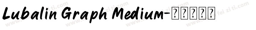 Lubalin Graph Medium字体转换